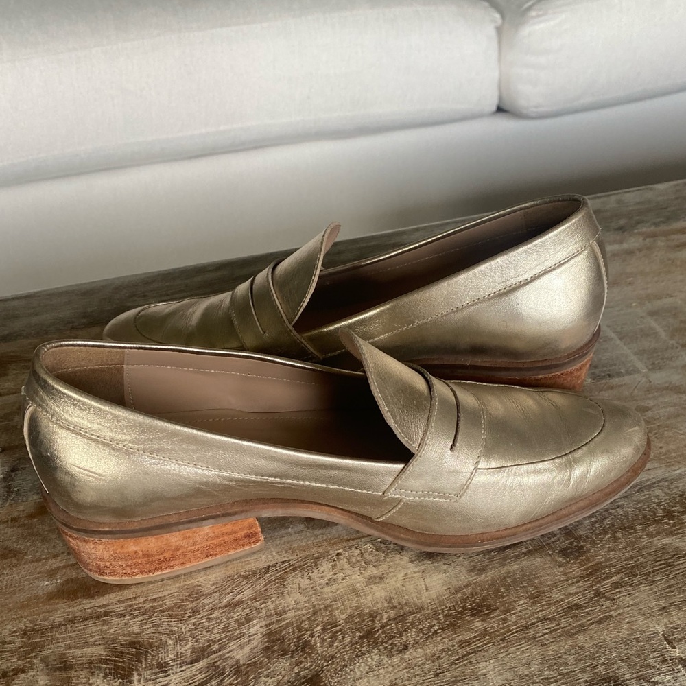 Able Gold Women's Loafers